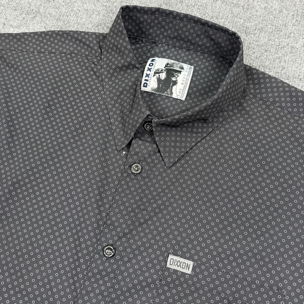 Dixxon Flannel Co The West End Shirt Mens 4XL Black Party Smiths Short Sleeve